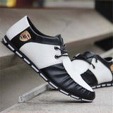 Brand New Fashion Men Loafers Men Leather Casual Shoes High Quality Adult Moccasins Men Driving Shoes Male Footwear Unisex 2020 - ENSEIGNE DENIS
