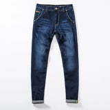 Men Stretch Skinny Jeans 7 Color Fashion Casual Slim Fit Denim Trousers Male Gray Black Khaki White Pants Size 29-38 - ENSEIGNE DENIS