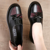 Cheap Shoes Women Leather Flats Female Flats Spring Shoes 2020 Classic Women's Loafers Casual Leather Shoes - ENSEIGNE DENIS