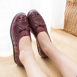 Cheap Shoes Women Leather Flats Female Flats Spring Shoes 2020 Classic Women's Loafers Casual Leather Shoes - ENSEIGNE DENIS