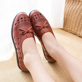 Cheap Shoes Women Leather Flats Female Flats Spring Shoes 2020 Classic Women's Loafers Casual Leather Shoes - ENSEIGNE DENIS