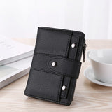 USA Women Wallet Leather Zip Coin Purse Clutch Handbag Small Mini Card Holder Short Purse Coin ID Credit Card PU Handbag - ENSEIGNE DENIS
