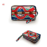 USA Women Wallet Leather Zip Coin Purse Clutch Handbag Small Mini Card Holder Short Purse Coin ID Credit Card PU Handbag - ENSEIGNE DENIS