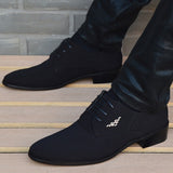 italian mens shoes fashion black men's leather moccasin pointed toe classic men wedding shoes sapatos masculino - ENSEIGNE DENIS