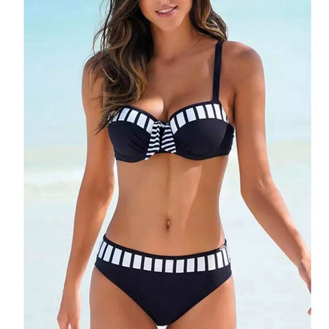 Push Up Sexy Swimwear Women Bikini Set 2020 New Print biquini Female Swimsuit Brazilian Bathing Suit bathers Beach Swimming Suit - ENSEIGNE DENIS