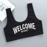 Children Girl Bra Underwear for Puberty Girls Children's Tops Kids Theme of love Underwear Bra Vest Children Teenage Clothing - ENSEIGNE DENIS