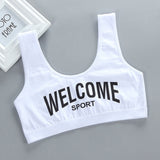 Children Girl Bra Underwear for Puberty Girls Children's Tops Kids Theme of love Underwear Bra Vest Children Teenage Clothing - ENSEIGNE DENIS