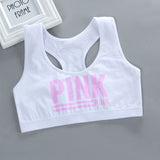 Children Girl Bra Underwear for Puberty Girls Children's Tops Kids Theme of love Underwear Bra Vest Children Teenage Clothing - ENSEIGNE DENIS