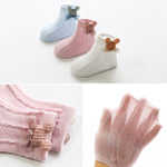3 Pairs / lot Baby Socks Mesh Socks Thin Cotton Models Boys Girls Socks Boneless Suture Newborn Socks Accessories Children Socks