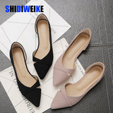 Fashion Casual Flat Shoes Woman New Summer Breathable Comfortable Soft-soled Shoes Pointed Toe Shallow Flat Women Shoes AB056 - ENSEIGNE DENIS