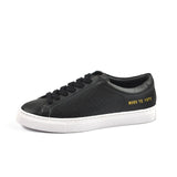 Donna-in Breathable Genuine Leather White Sneakers Women Hollow Spring Summer 2020 Casual Flat Women Shoes Low Heel Comfortable - ENSEIGNE DENIS