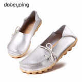 New Moccasins Women Flats 2019 Autumn Woman Loafers Genuine Leather Female Shoes Slip On Ballet Bowtie Women's Shoe Size 35-44 - ENSEIGNE DENIS
