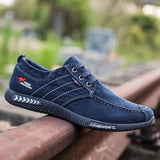 Men shoes 2020 spring men canvas shoes flat casual shoes lace up comfortable breathable shoes man flats size 39 - 44 - ENSEIGNE DENIS