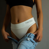 FINETOO Letter Women Shaper Thong Panty High Waist Tummy Control Panties Slimming Underwear Shaping Briefs Butt Lifter Shapewear - ENSEIGNE DENIS