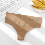 FINETOO Letter Women Shaper Thong Panty High Waist Tummy Control Panties Slimming Underwear Shaping Briefs Butt Lifter Shapewear - ENSEIGNE DENIS