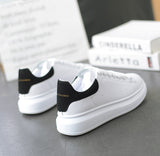 Hot Men's White Sneakers Women's Fashion Vulcanize Shoes size 36-44 High quality HIP HOP Shoes Platform Lace-up running Shoe - ENSEIGNE DENIS