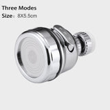 High Pressure Kitchen Faucet Extender Rotatable Faucet Aerator Water Saving Tap Nozzle Adapter Bathroom Sink Accessories