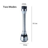 High Pressure Kitchen Faucet Extender Rotatable Faucet Aerator Water Saving Tap Nozzle Adapter Bathroom Sink Accessories