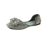Aphixta Soft Women Butterfly Knot Loafer Bling Pearl Ballet Flats Shoes Shallow Round Toe Female Casual Shoes Large Size CN35-44 - ENSEIGNE DENIS
