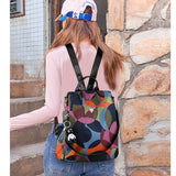 Fashion Backpack Women Oxford Cloth Shoulder Bag School Bags for Teenage Girls Light Ladies Travel Backpack mochila feminina