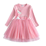 Kids Autumn Winter Dresses for Girls Star Sequins Princess Dress Girls