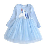 Kids Autumn Winter Dresses for Girls Star Sequins Princess Dress Girls