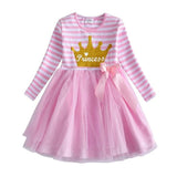 Kids Autumn Winter Dresses for Girls Star Sequins Princess Dress Girls