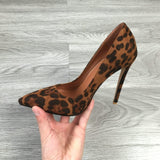 2020 Women Classic Pumps Extreme High Heels 12cm Sexy Stilettos Ladies Pointed Toe Shoes Nude Red Blue Black Beige Leopard Heels - ENSEIGNE DENIS