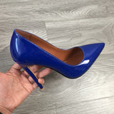 2020 Women Classic Pumps Extreme High Heels 12cm Sexy Stilettos Ladies Pointed Toe Shoes Nude Red Blue Black Beige Leopard Heels - ENSEIGNE DENIS