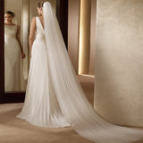 NZUK cheap Real Photos 3M or 2M White/Ivory Wedding Veil One-layer long Bridal Veil Head Veil Wedding Accessories Hot Sell