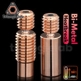 trianglelab Bi-Metal Heatbreak Bimetal Heat break for E3D V6 HOTEND heater block for Prusa i3 MK3 Break 1.75MM Filament Smooth - ENSEIGNE DENIS