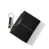 Brand Yellow Women Wallet Soft PU Leather Female Purse Mini Hasp Card Holder Coin Short Wallets Slim Small Purse Zipper Keychain - ENSEIGNE DENIS