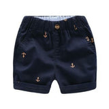 2-9 Years Children Shorts Toddler Kids Short Pant Summer Cotton Anchor