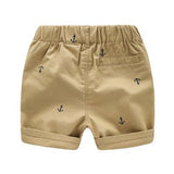 2-9 Years Children Shorts Toddler Kids Short Pant Summer Cotton Anchor