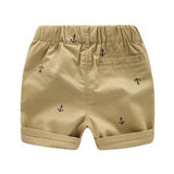 2-9 Years Children Shorts Toddler Kids Short Pant Summer Cotton Anchor