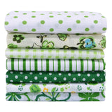 7pcs/set 25x25cm Flower Pattern Cotton Fabric Printed Cloth DIY Handmade Patchwork Material for Needlework Sewing Accessories