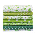 7pcs/set 25x25cm Flower Pattern Cotton Fabric Printed Cloth DIY Handmade Patchwork Material for Needlework Sewing Accessories