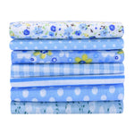 7pcs/set 25x25cm Flower Pattern Cotton Fabric Printed Cloth DIY Handmade Patchwork Material for Needlework Sewing Accessories