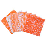 7pcs/set 25x25cm Flower Pattern Cotton Fabric Printed Cloth DIY Handmade Patchwork Material for Needlework Sewing Accessories