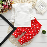 Girls Clothing Sets 2020 Winter Girls Clothes Set T-shirt+pants 2 pcs Kids Clothes Girl Sport Suit Children Clothes 6M-24M