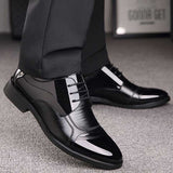 Luxury Business Oxford Leather Shoes Men Breathable Rubber Formal Dress Shoes Male Office Wedding Flats Footwear Mocassin Homme - ENSEIGNE DENIS