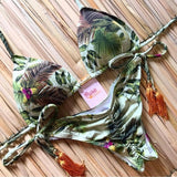2019 Hot Micro Bikini Push Up Sexy Swimwear Women Printed Summer Swimsuit Beachwear Brazillian Bikini Set Push Up Bathing Suit - ENSEIGNE DENIS