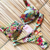 2019 Hot Micro Bikini Push Up Sexy Swimwear Women Printed Summer Swimsuit Beachwear Brazillian Bikini Set Push Up Bathing Suit - ENSEIGNE DENIS