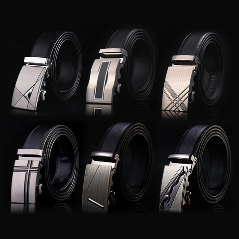 2020 Famous Brand Belt Men Top Quality Genuine Luxury Leather Belts for Men Strap Male Metal Automatic Buckle men belts - ENSEIGNE DENIS