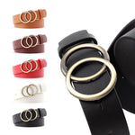 2020 luxury fashion new Round buckle belt women casual belt ladies jeans with fashion dress belt designer belts for women - ENSEIGNE DENIS