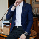 Striped Blazer Mens Slim Fit Blazer Slim Masculino Business Casual Mens Stylish Blazer Spring Autumn Dot  Striped Blazers Mens - ENSEIGNE DENIS