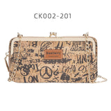 2020 Fashion New Women Wallets Wood Grain Chain Long High Quality Phone Holder Classic Female Purse Zipper Wallet For Women - ENSEIGNE DENIS