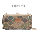 2020 Fashion New Women Wallets Wood Grain Chain Long High Quality Phone Holder Classic Female Purse Zipper Wallet For Women - ENSEIGNE DENIS