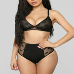 2PCS Bikini Cover Up Beachwer Sexy Women  Lace Babydoll Underwear Nightwear Sleepwear G-string Set NEW - ENSEIGNE DENIS