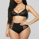 2PCS Bikini Cover Up Beachwer Sexy Women  Lace Babydoll Underwear Nightwear Sleepwear G-string Set NEW - ENSEIGNE DENIS